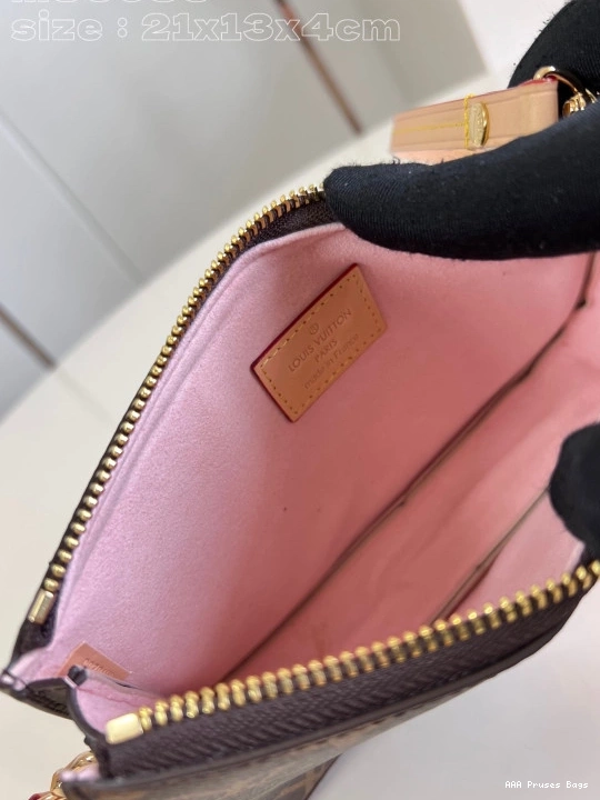 AAA Replica Ru VUITTON Lexington Pouch-21.5*13*4.5CM LOUIS 0716